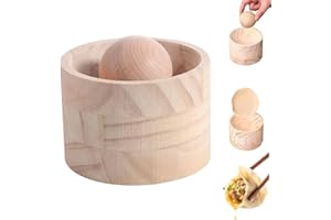 Wooden Dumpling Maker Round Kitchen Tool Dumpling Dough Roller Dumpling Skin Mold Easy to Use