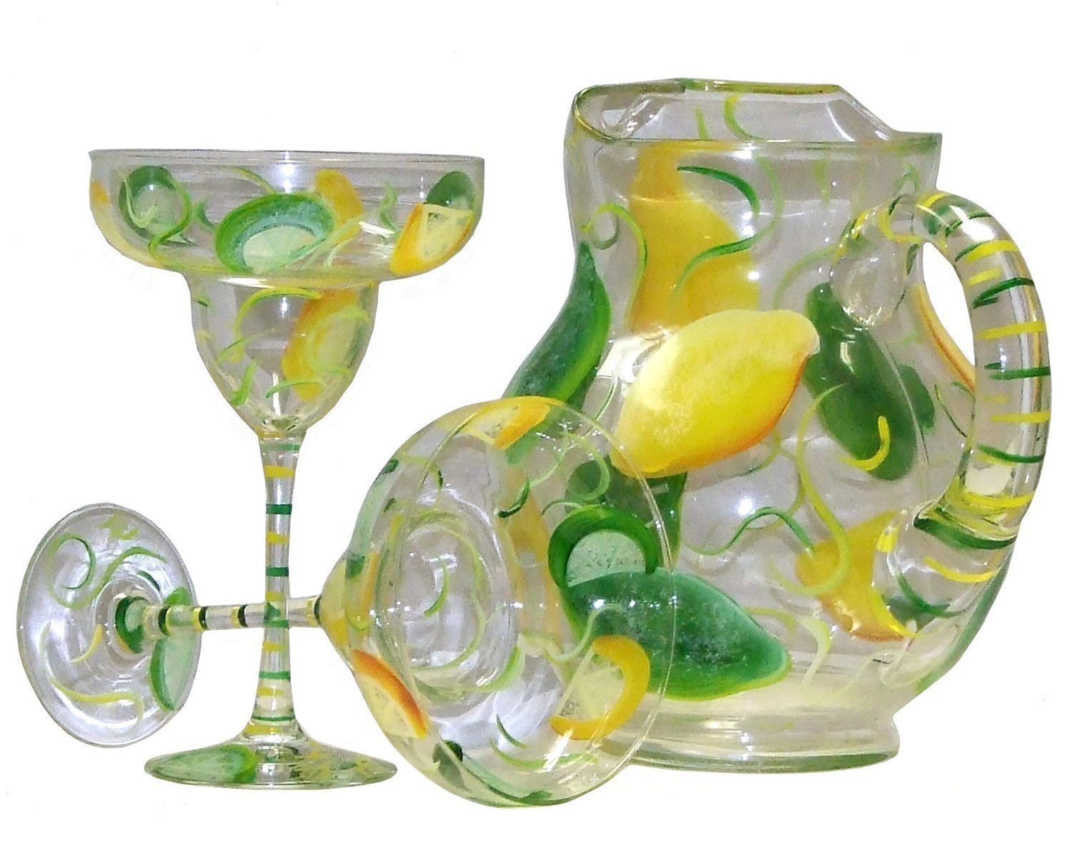 Lemon Lime Design 3-Piece Margarita Set 