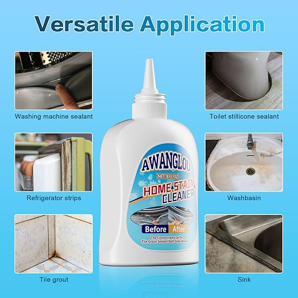 AWANGLOU KITCHEN GADGETS, HOME REMOVER GEL, WASHING MACHINE CLEANER FOR REFRIGERATOR STRIPS CLEANER SUPPLIES, GROUT CLEANER BEST FOR HOME SINK/KITCHEN/BATHROOM/GROUT/TILE/SHOWER/TUB