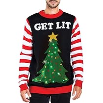 get lit christmas sweater