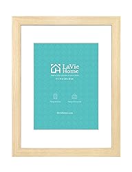 LaVie Home 11x14 Picture Frame Beige Oak Wood