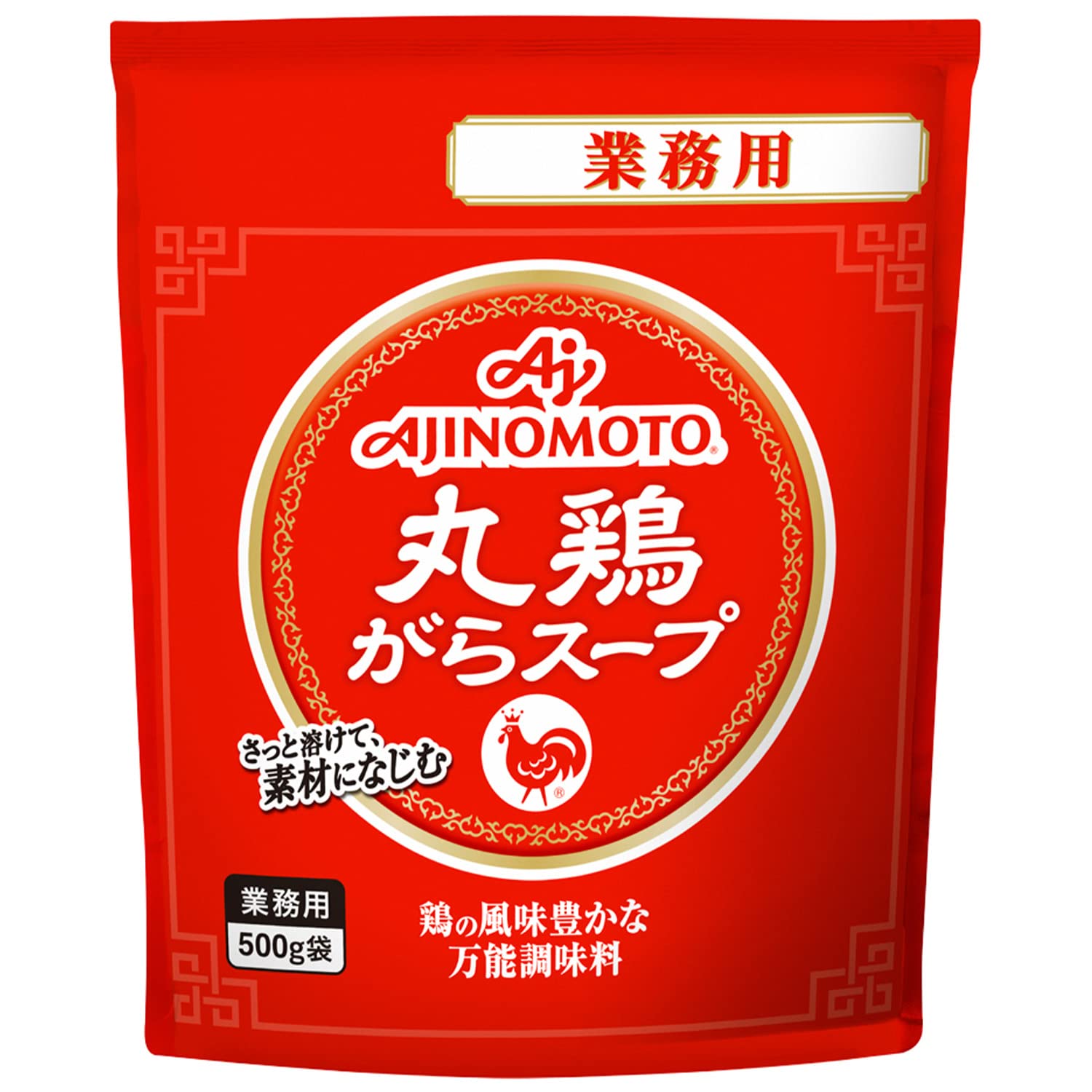 Ajinomoto 味の素 丸鶏がらスープ 業務用 500g袋 大容量 中華だし 鶏がらスープの素商品画像
