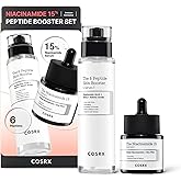 COSRX Niacinamide 15% Peptide Booster Set - Amazon Exclusive - Korean Skin Care Set, Gift Sets, Stocking Stuffers for Women, 