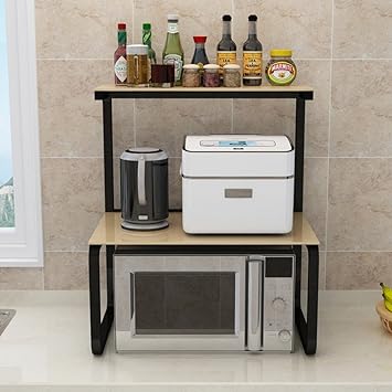 ILQ Estante de almacenamiento de cocina Tres capas Estante de ...