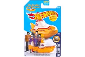 Hot Wheels 2016 HW Screen Time No. 225/250 1:64 Scaled The Beatles Yellow Submarine
