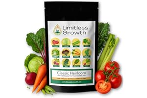Classic Heirloom Vegetables | 12 Varieties of Heritage Vegetable Seeds for Canadian Home Gardens | Beginner Friendly | Grown 