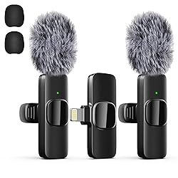 Professional Wireless Lavalier Lapel Microphone for