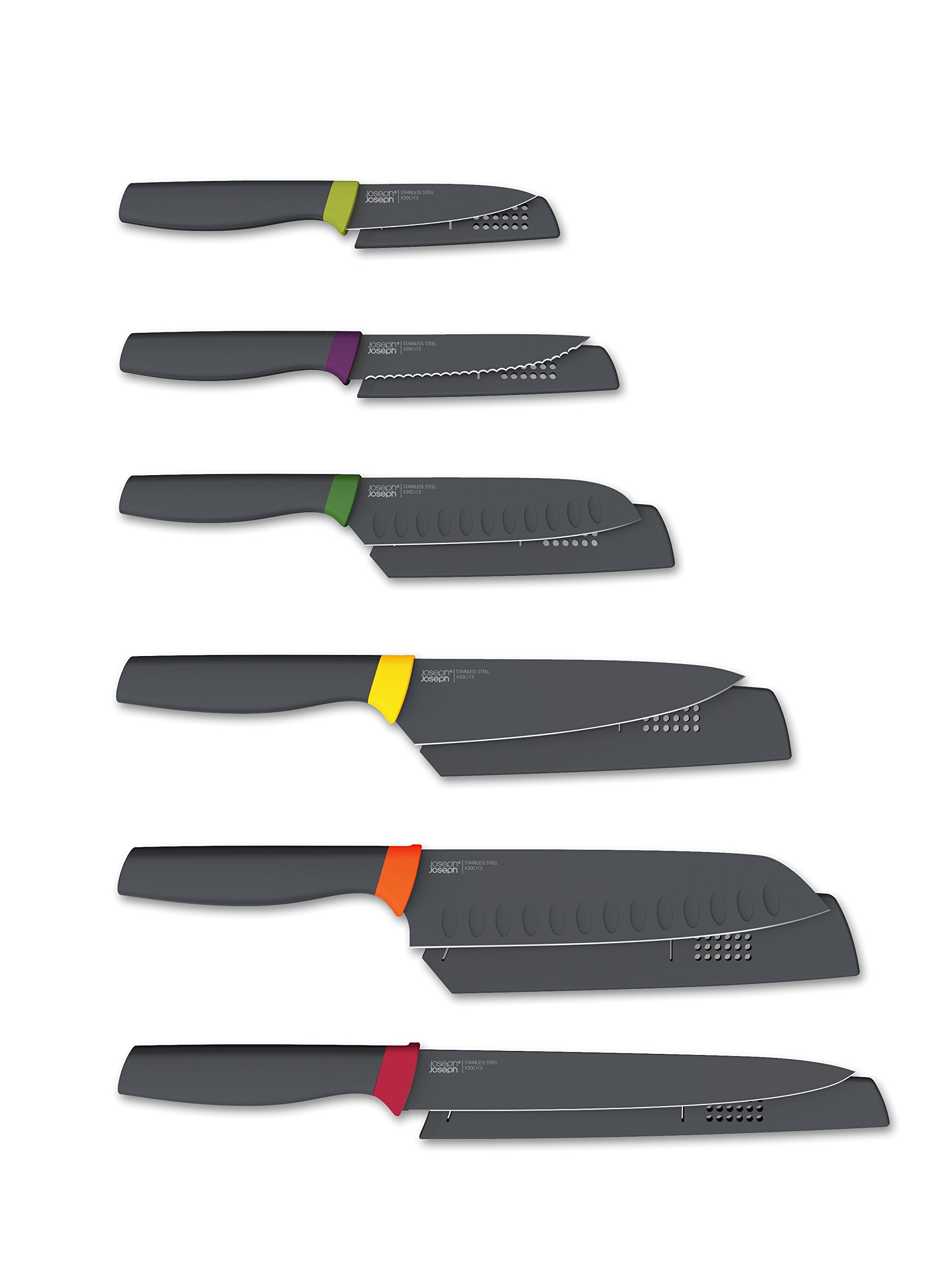Joseph Joseph Elevate Knife Set 6- Multi-Colour, Old Version