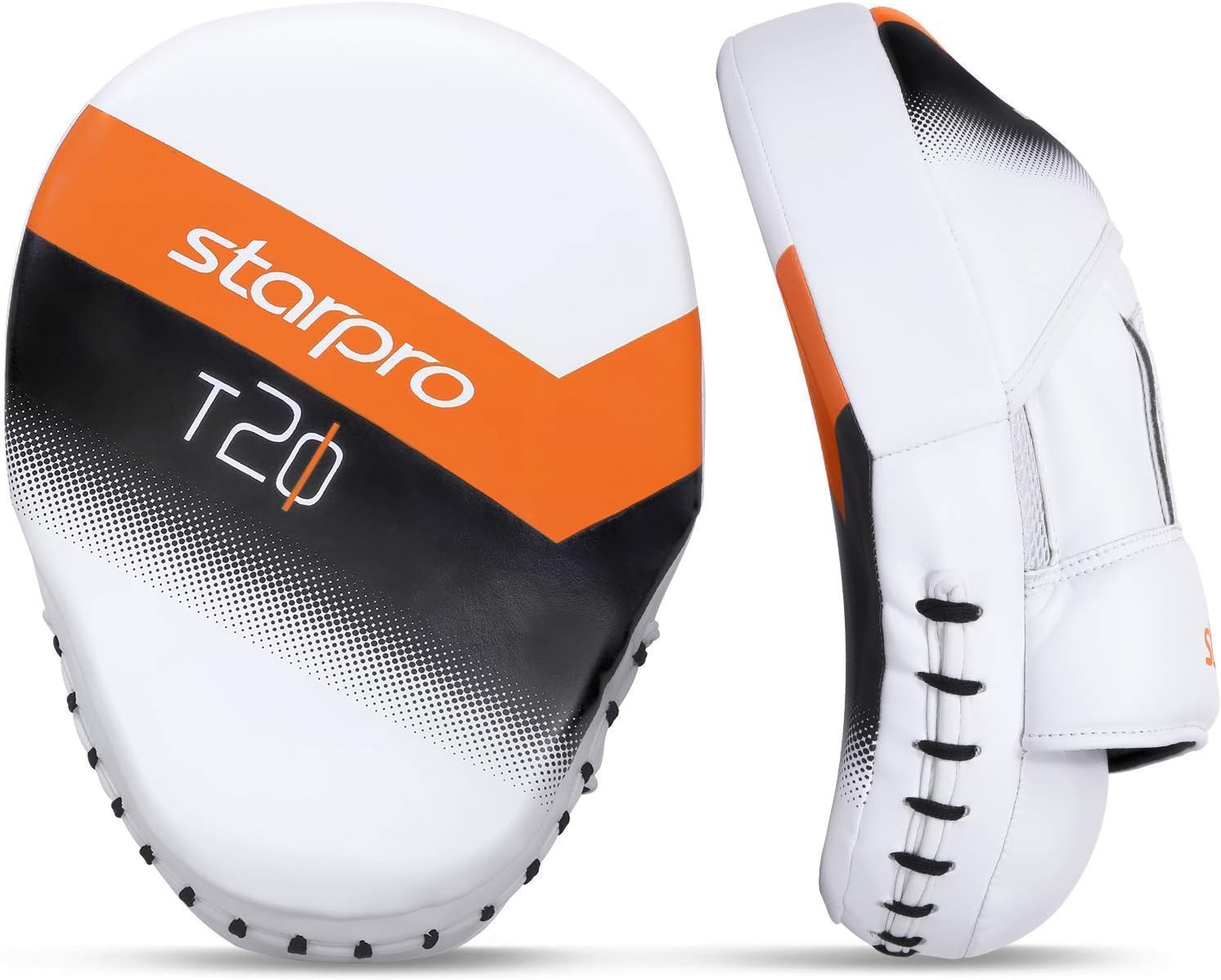 Starpro Boxing Focus Mitts - Lightweight Punching Pads for Adults & Kids, Orange, Standard - Image 5
