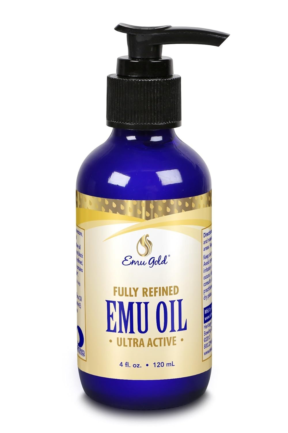 Emu Gold Emu Oil Certified Pure Grade A 4 Fl Oz Amazon.co.uk