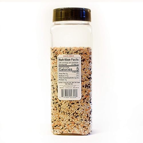 Everything Bagel SALT FREE Seasoning Premium Spice Blend With Sesame Seeds  Onion Garlic And Poppy Seed Bulk Sh