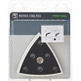 Festool 496962 Hand Sanding Block – 80mm X 130mm With Dust Extraction, Ergonomic Grip & Bypass Adapter, For Festool Abrasives & Extractors