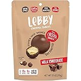 Lebby Chickpea Snacks (Milk Chocolate, 3.5 oz, 6 pack), Gluten Free, Non-GMO, High Protein and Fiber, Healthy Snack