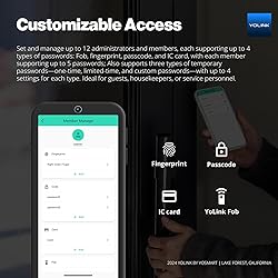 YoLink Smart Lever Lock, Smart Handle Lock, Door