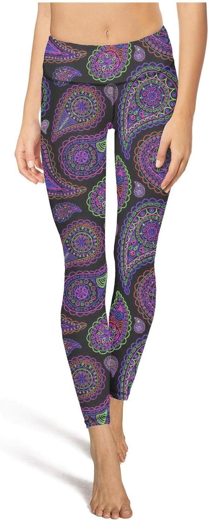 paisley yoga pants