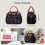 HOMESPON Insulated Lunch Bag for Women Men Colorful Dots 27x21x15 cm view 2
