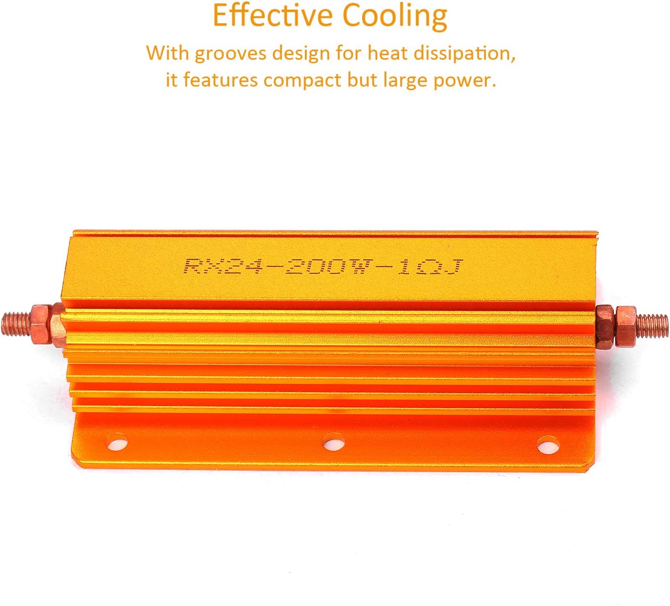 Resistori 100W 8 Ohm A Guscio Alluminio - 4 Pezzi, Tolleranza 5%, Per Audio E Illuminazione - Foto 10