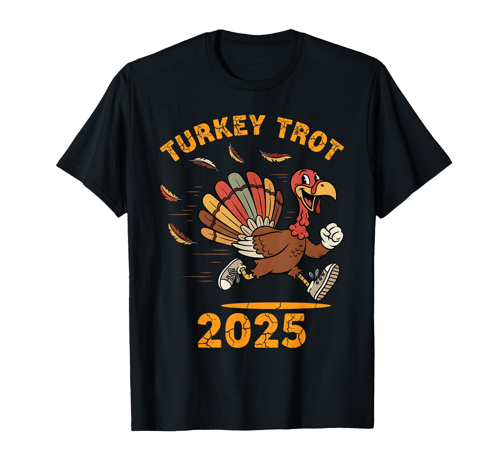 Photo 1 of ****STOCK PHOTO SIMILAR TO ITEM****
Turkey Running Trot 2025 Funny Thanksgiving Men Women Kids T-Shirt L