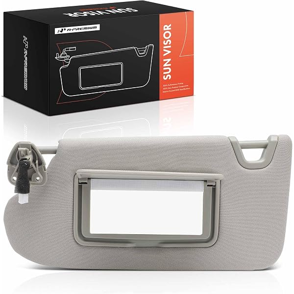 Parasol Izquierdo (lado Conductor) Color Beige Con Espejo Y Luz Para Nissan Altima 2013-2018 - Referencia 964013TA2A
