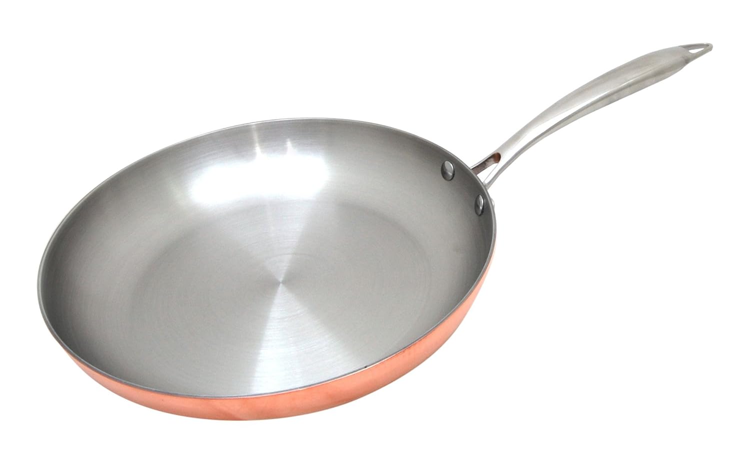 3.5mm thick Kila Chef 11" TriPly Copper Bottom Frying Pan (0.5mm