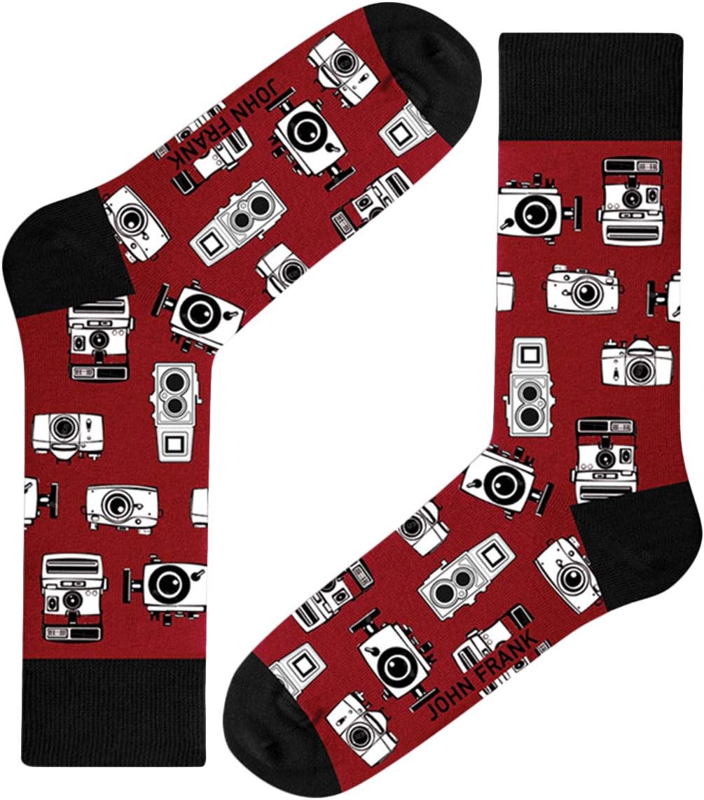 Retro Camera Fun Cool Socks