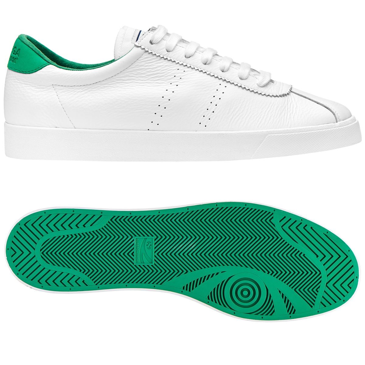 superga pelle bianca