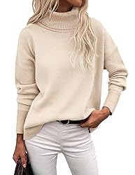 Zeagoo Women's Turtleneck Sweater 2025 Fall Winter