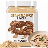 SEAYOFA 16 Oz Shiitake Mushroom Powder Umami Seasoning for Cooking &amp; Soups | Shiitake Mushroom Powder with Umami Flavor for Soups, Sauces, Stir-Fries and Everyday Cooking, a Versatile Seasoning