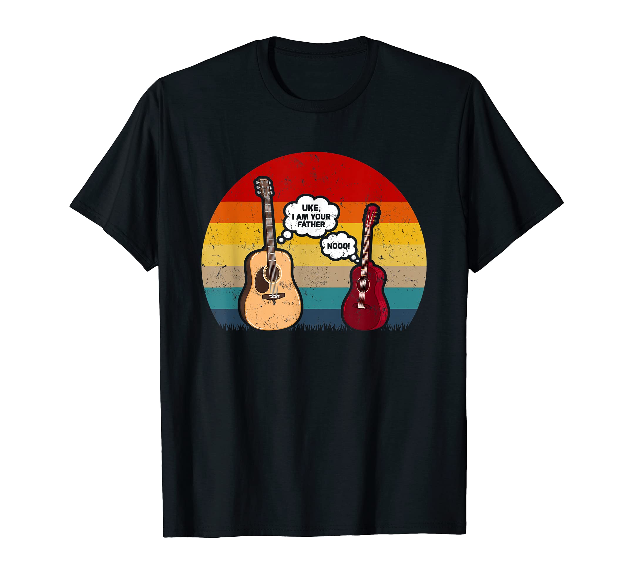 Vintage Ukulele Guitar Music Lover Uke I Am Your Father T-Shirt