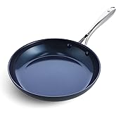 Blue Diamond Cookware Hard Anodized Ceramic Nonstick, 10" Frying Pan Skillet, PFAS-Free, Dishwasher Safe, Oven Safe, Grey