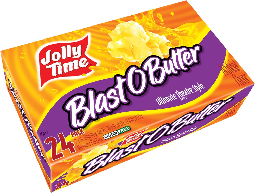 Jolly Time Jalapeno Butter Spicy Microwave Popcorn