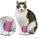 ECO-FUSED Self Adhering Bandage for Cats 6 Pack Elastic Injury Wrap view 3