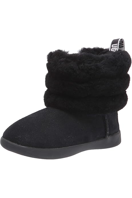 mini fluff quilted boot