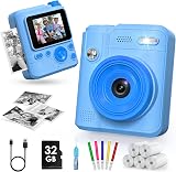 Gofunly Kids Camera Instant Print 2.0-Inch 32GB Card 5 Rolls Paper 3-12 view 1