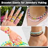 Alyvisun Clear Bracelet String 0.5mm 0.8mm Elastic 100m Spool DIY Jewelry view 4