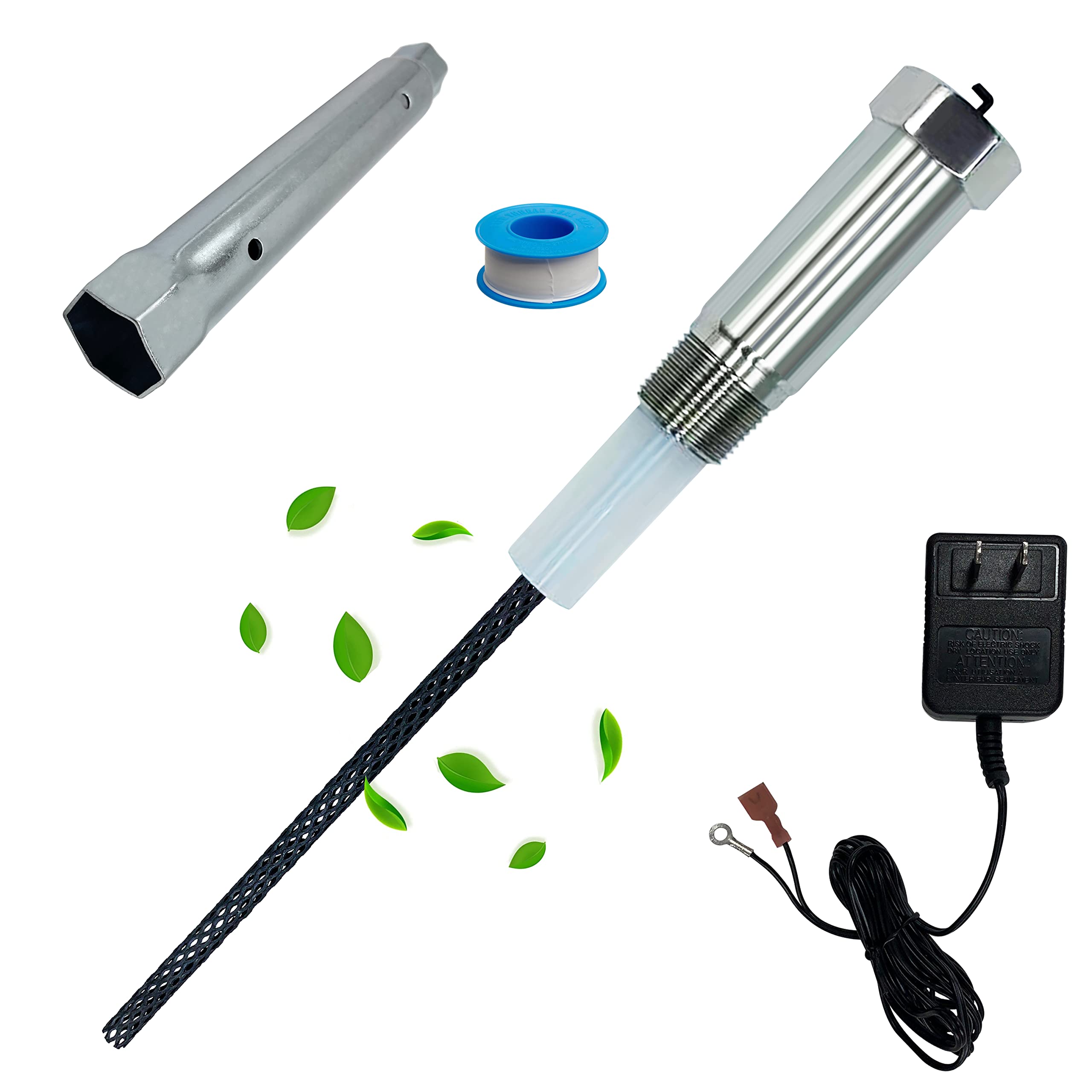Photo 1 of Dromix Titanium Anode Rod, Electric Rod, Packed with Wrench, Removing Odor Water Smell (40-89 Gallon Tank)