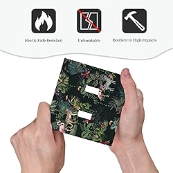 Spshian Decorative Switch Plate Covers Wild Jungle