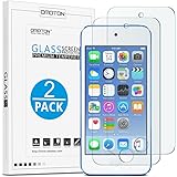 OMOTON Tempered Glass Screen Protector for New iPod Touch 7th Generation 6th Gen 5th Gen (2015/2019 Released), 2 Pack