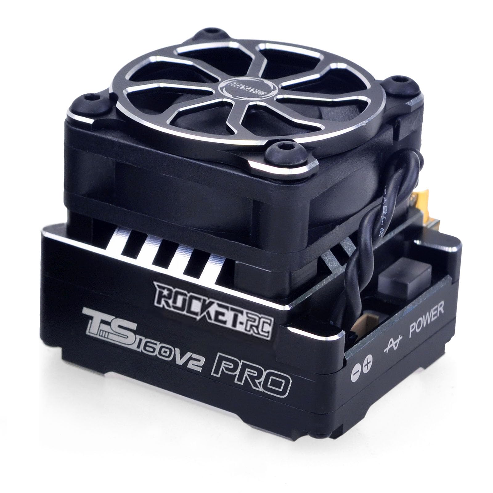 Photo 1 of Surpass Hobby RC 160A Brushless ESC Waterproof Electronic Speed Controller with 5A 6V/7.2V BEC Used for 1/10 RC Car 540 Sensored Size Brushless Motor (Black)