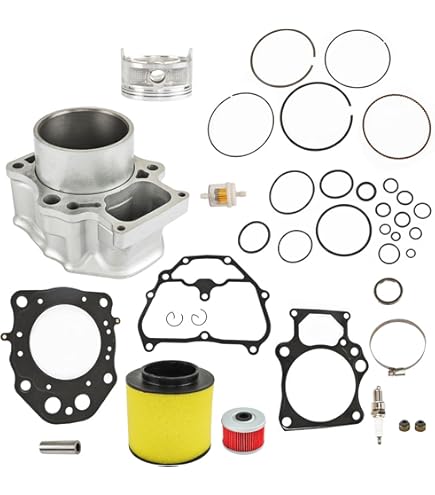 4-Stroke Top End Rebuild Kit For Honda 200 ATC-X TRX ATV - 65.25mm Piston & Components