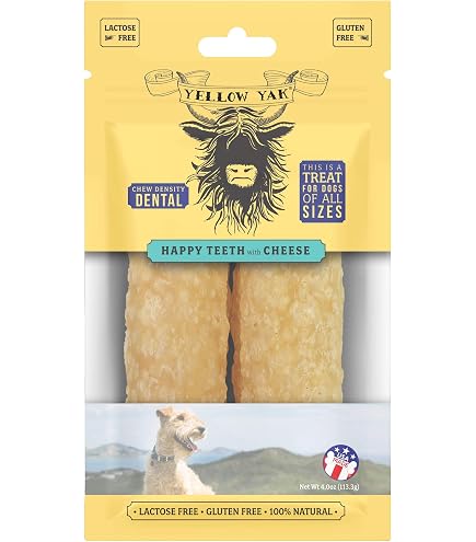 Amazon.com : Yellow Yak Yum Cheese Chew | USA Made | Lactose - Soy