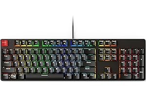 Glorious Modular Mechanical Gaming Keyboard - Full Size (104 Key) - RGB LED Backlit, Brown Switches, Hot Swap Switches (Black