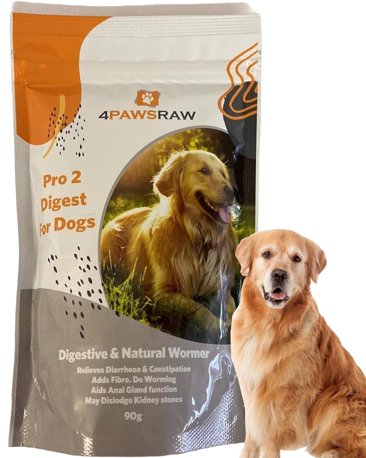 4PAWSRAW Digestive Care For All Dogs Pets Health Supplement Dog & Puppies Nutritional Supplements