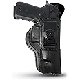 Genuine Leather Iwb Holster for Beretta 92FS Pistol - Tactical Handgun Iwb Leather Holster Beretta - Leather Concealed Carry Holster - Comfortable Appendix Everyday Carry - Maxx Carry Holsters by PH