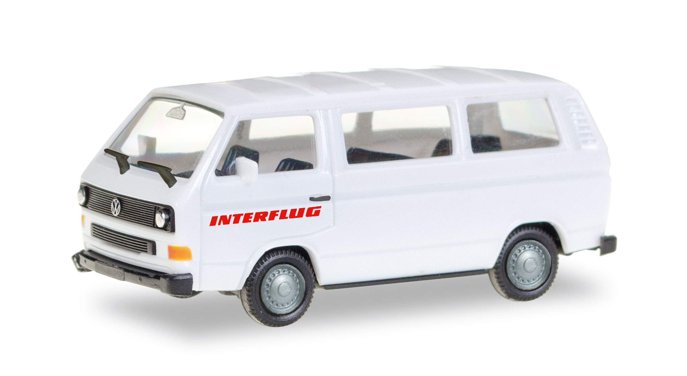 herpa VW Bus T3 Interflug, miniature vehicle for retouching and collection