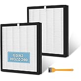 Fanulter 2 Pack G3 Air Purifier Replacement Filter for AMEIFU | Compatible with AMEIFU G3 Sferf-30 (FXAP2W) For VEWIOR A3 For Tailulu HQZZ-260, 3-IN-1 H13 True HEPA Air Cleaner Filter