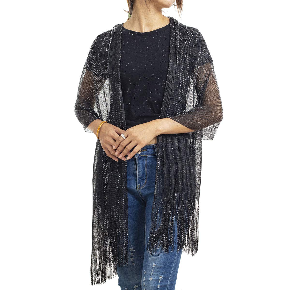 2-Pack Wedding Scarf Shawl for Women Glitter Shawl and Wrap for Evening Dresses 2-Pack Wedding Scarf Shawl for Women Glitter Shawl and Wrap for Evening Dresses