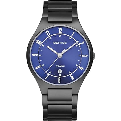 BERING Herren-Armbanduhr Analog Quarz Titan 11739-727