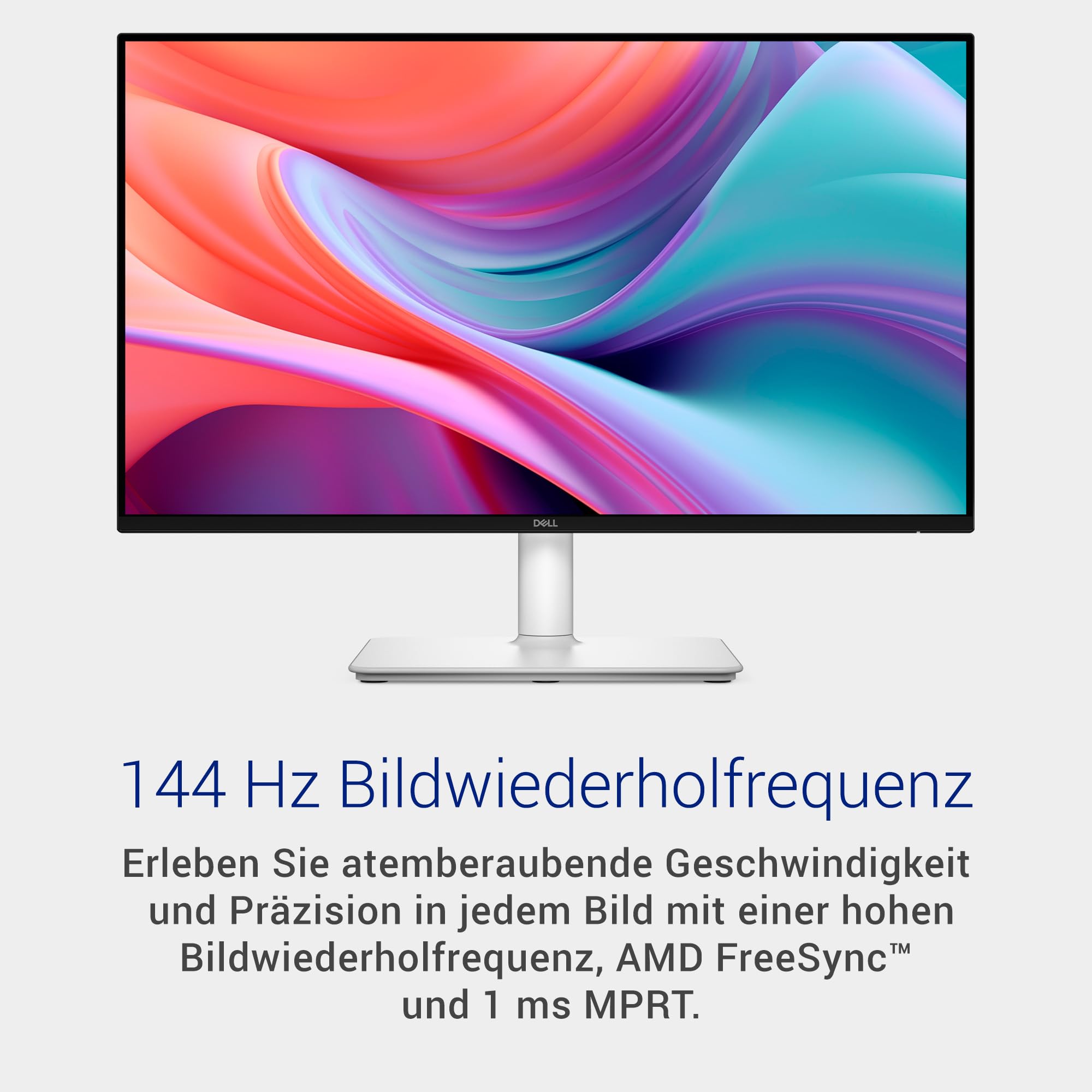 Dell 24 Plus Monitor - S2425HSM, Full HD (1920x1080), 144Hz, IPS, 1ms MPRT, AMD FreeSync, 99% sRGB, Höhenverstellbar, Eingebaute Lautsprecher, 2 HDMI, 3 Jahre Garantie, Weiß 3