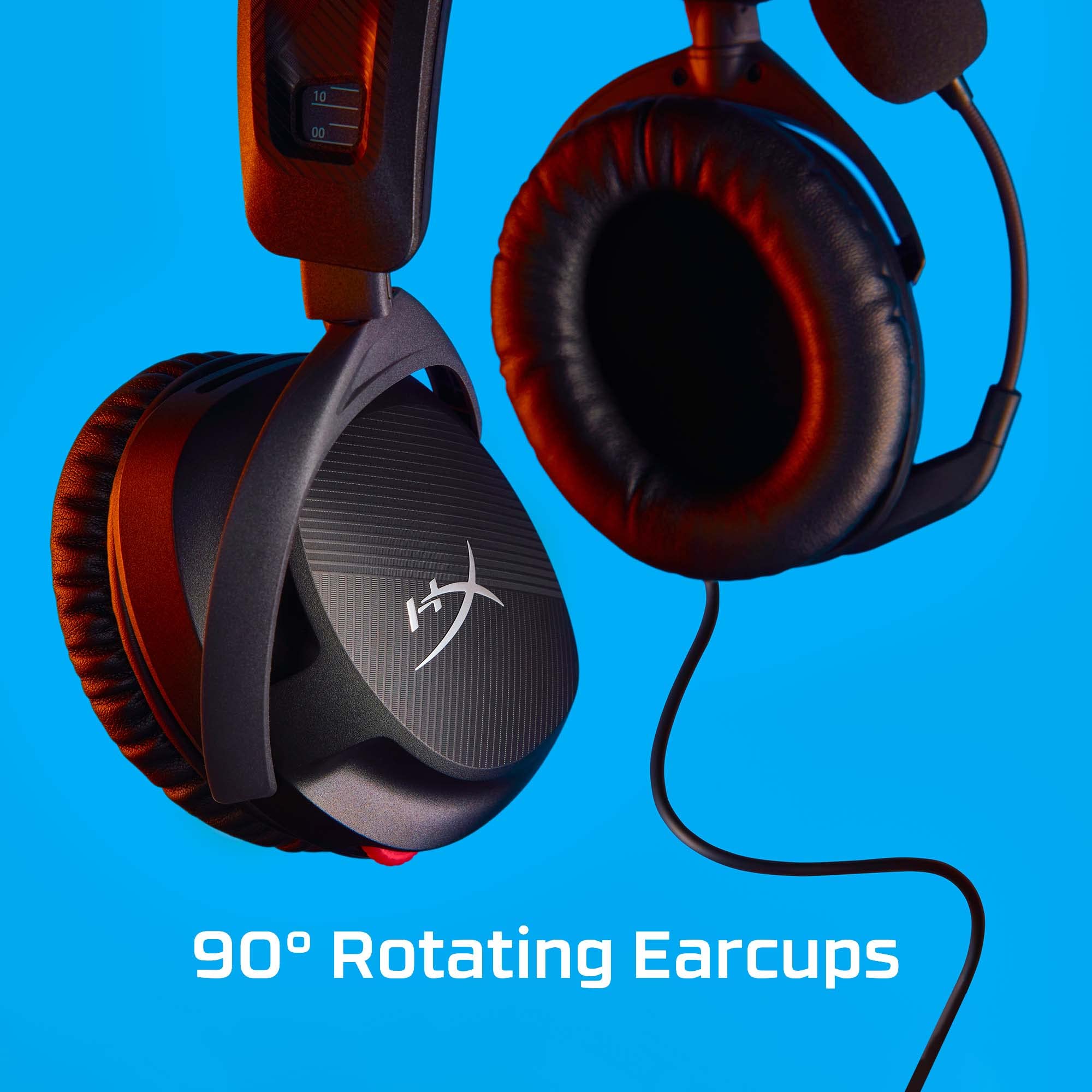 HyperX Cloud Stinger 2 – Wired PC Gaming Headset with Mic Noise Cancelling Over-Ear DTS Headphone:X Spatial Audio 50mm Drivers Swivel-to-mute Premium Leatherette for Windows Desktop, Black (Renewed)